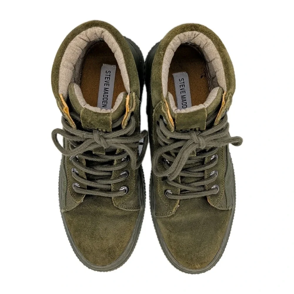 Steve Madden Green Lantern Hybrid Sneaker-Boot Chukka Gorpcore Urban High Top
